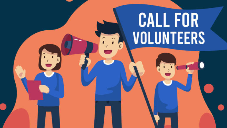 Call for volunteers