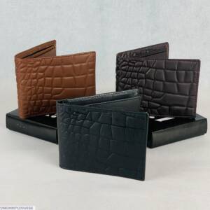 Stylish Men's Leather Bi-Fold Wallet | Pocket Friendly Size | 1 Pc