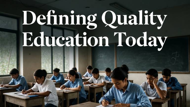 Defining Quality Education Today