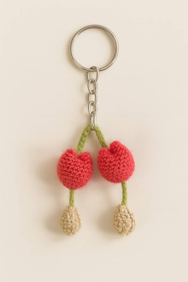 Crochet Flower Keychains - Image 3