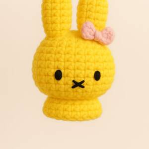 Crochet Bunny Keychain