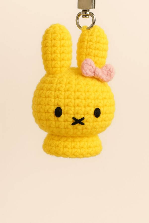 Crochet Bunny Keychain