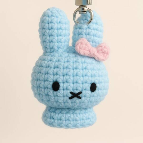 Crochet Bunny Keychain - Image 2